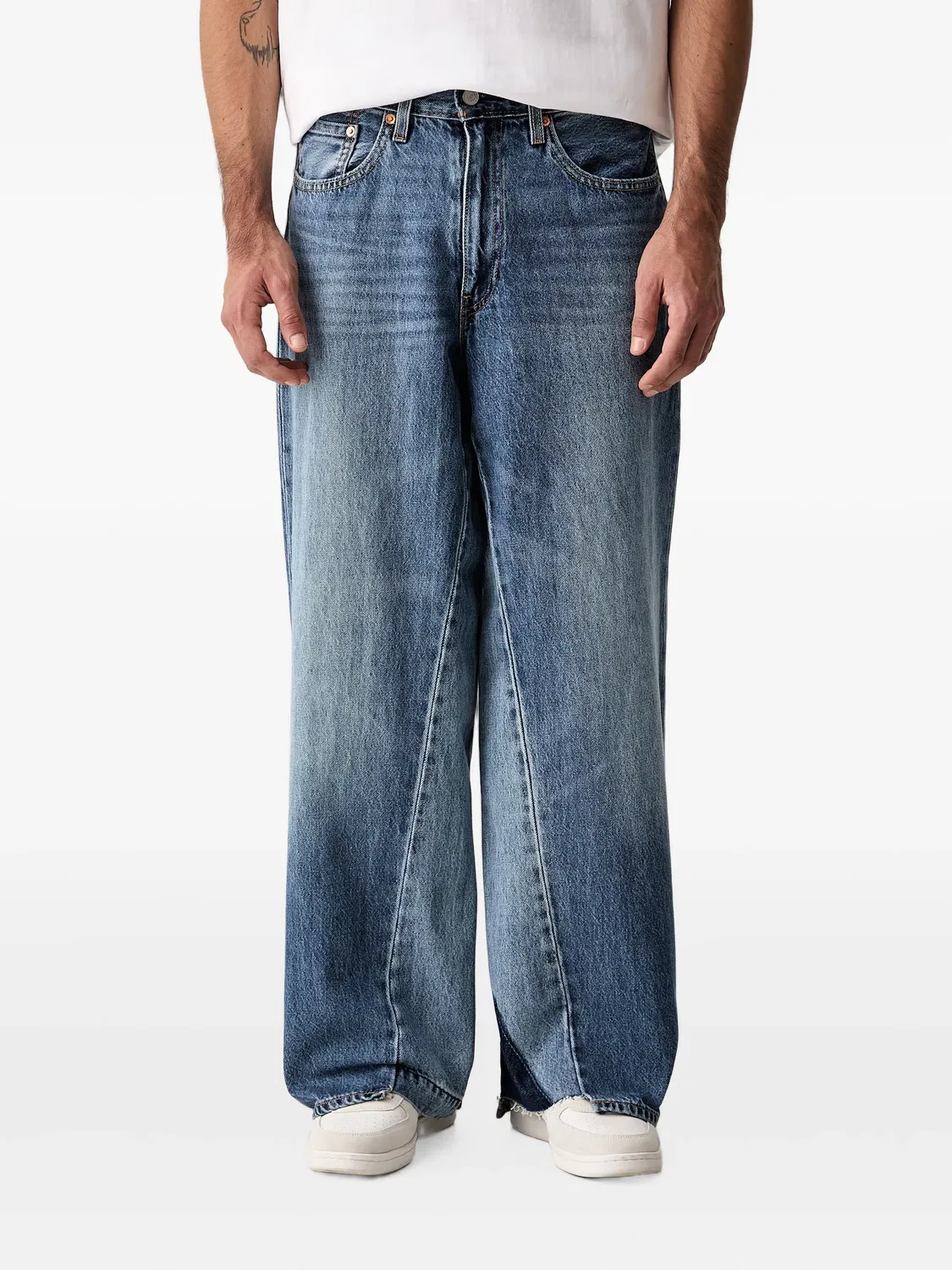 Джинсы Baggy широкие синие Levi's, синий