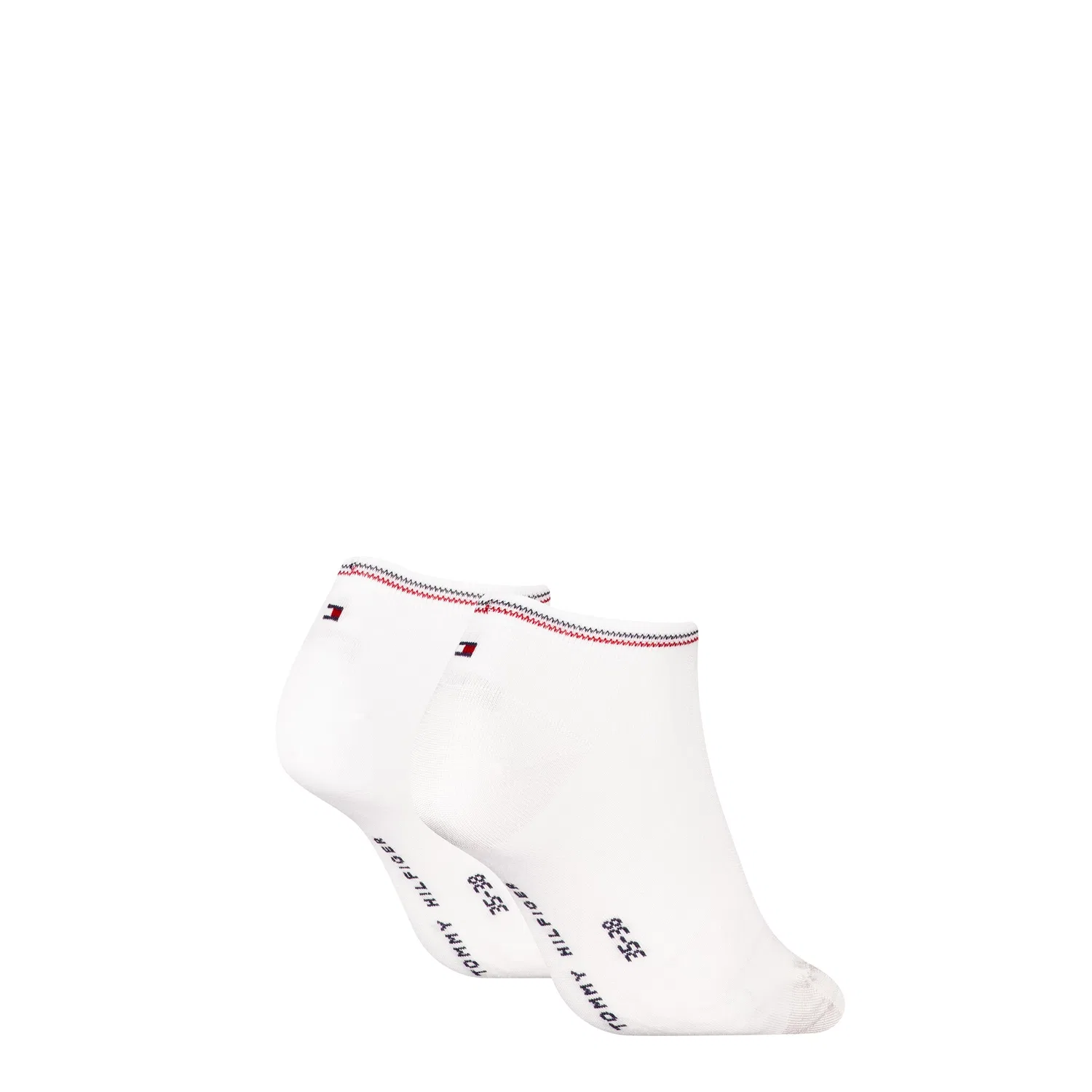 Женские носки-следы с влагоотводящей технологией Tommy Hilfiger, White — фото 2