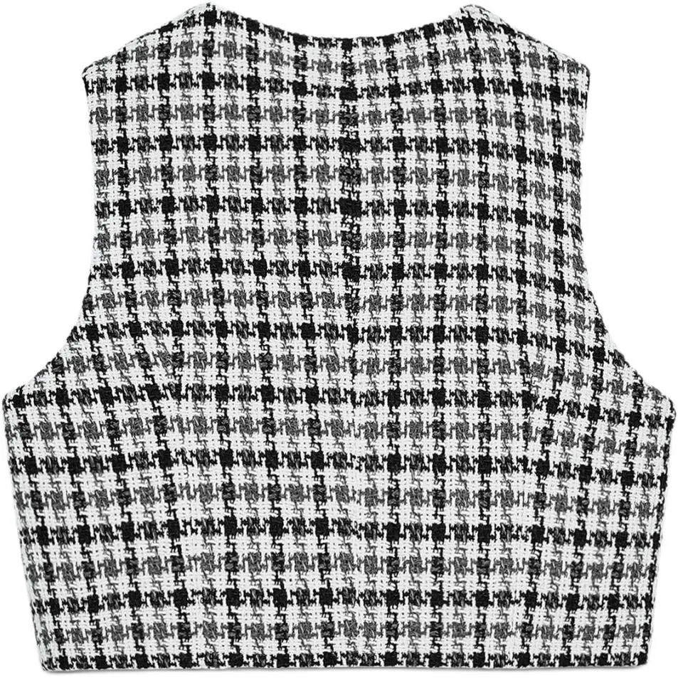 Женский топ-майка без рукавов с круглым вырезом ZARA, Nude/Black — фото 3