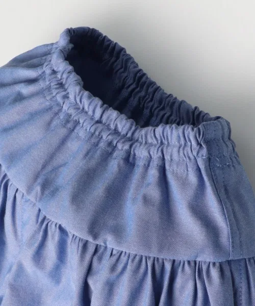Детские шорты-тыковки с рюшами, модель Kids Zoo, Blue — фото 4