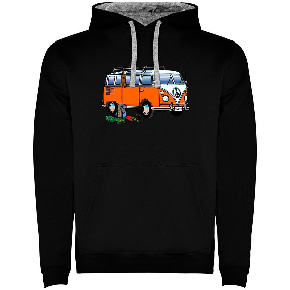 

Худи Kruskis Hippie Van Climbing Two-Colour, черный