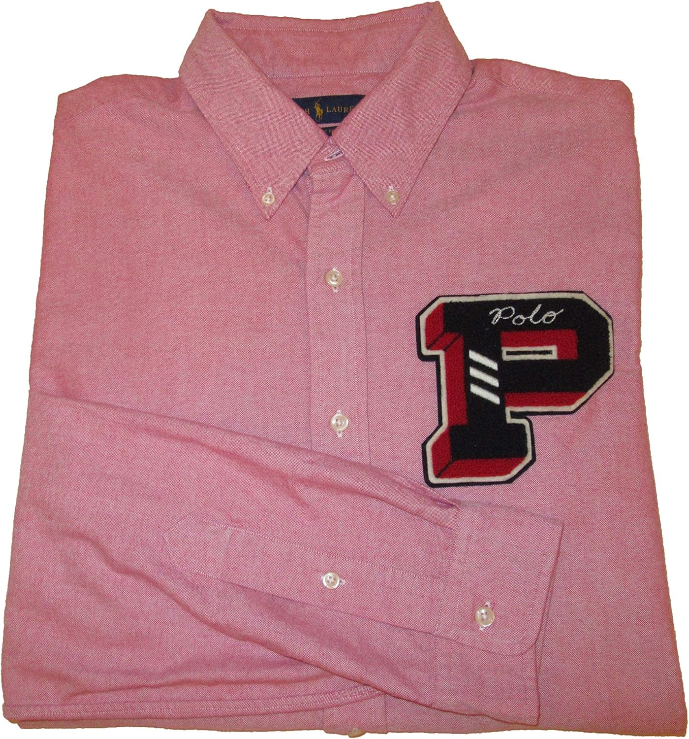 

Мужская рубашка-поло Ralph Lauren Polo Oxford с застежкой на пуговицы и нашивкой Varsity Patch, светло-красная, Light Red, Красный, Мужская рубашка-поло Ralph Lauren Polo Oxford с застежкой на пуговицы и нашивкой Varsity Patch, светло-красная, Light Red