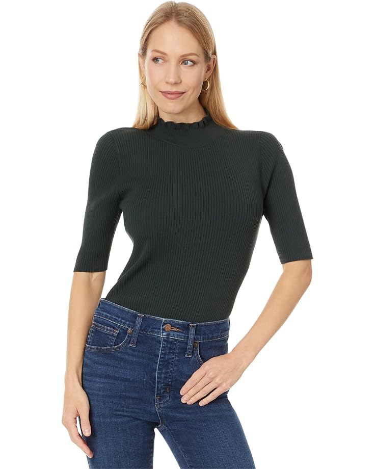 

Свитер Lilla P Ruffle Mock Neck Sweater, цвет Loden