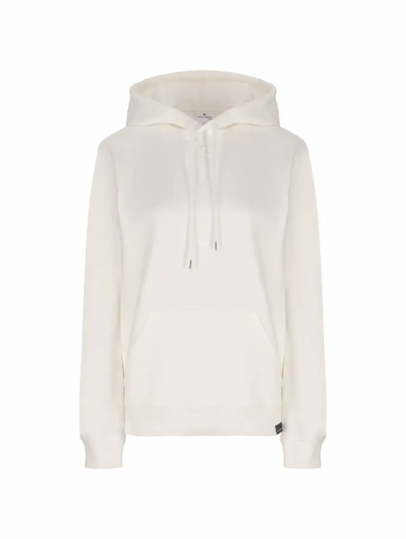 

Хлопковое худи Fleece Courreges, белый