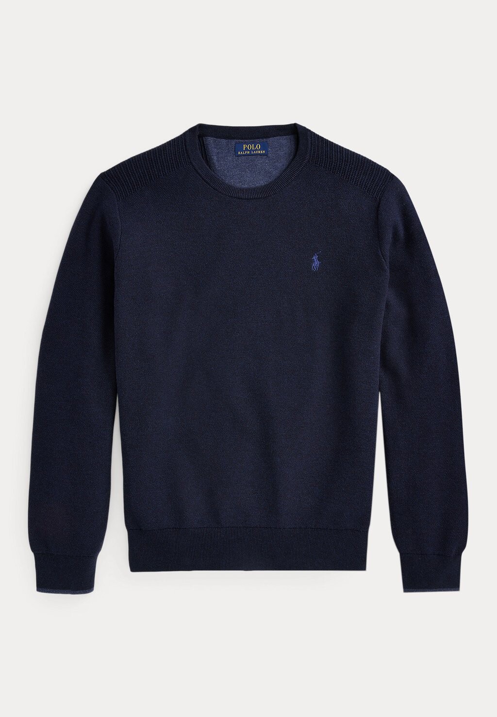 

Вязаный свитер MESH KNIT COTTON CREWNECK JUMPER Ralph Lauren, темно-синий