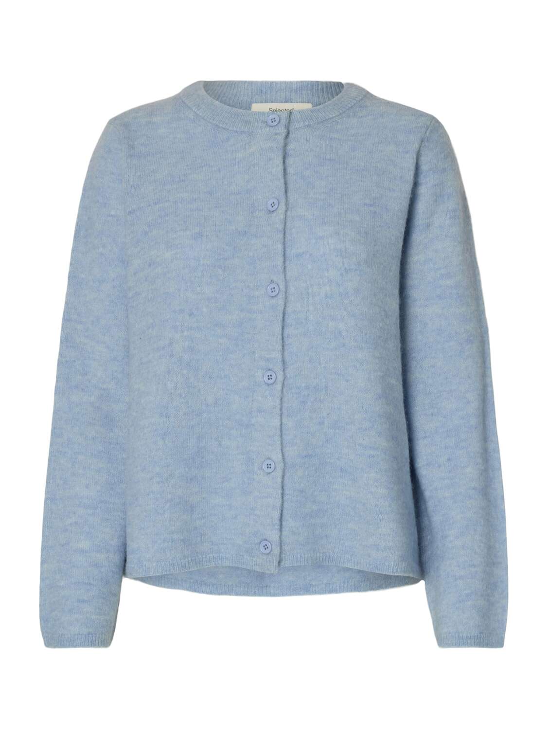 

SELECTED Кардиган 'SLFLULU' вязаный в светло-голубом цвете