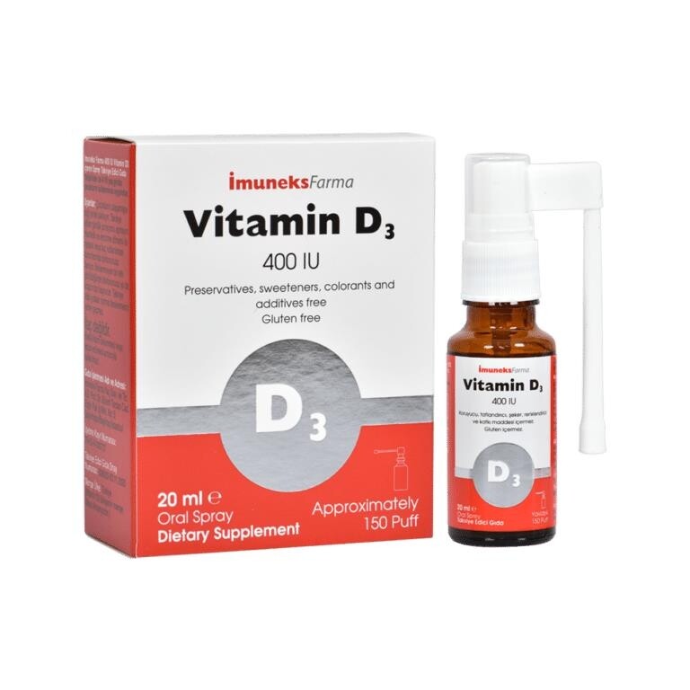 

Имунекс Витамин D3 400 мг 20 мл IMUNEKS FARMA