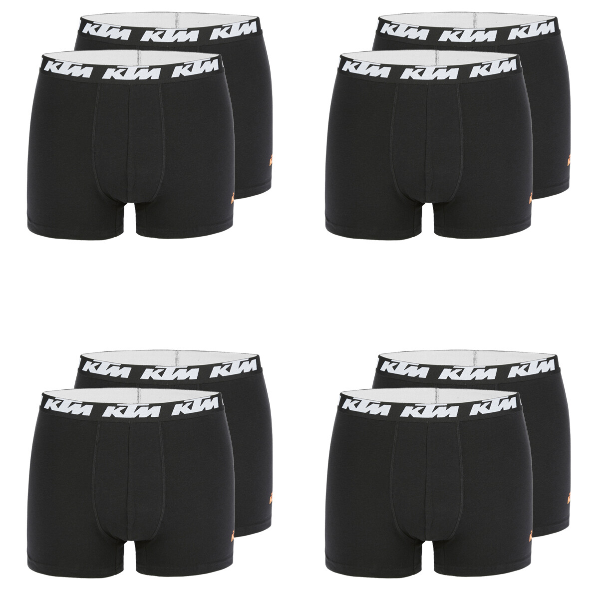 

Боксеры KTM Boxershorts 8 шт, черный