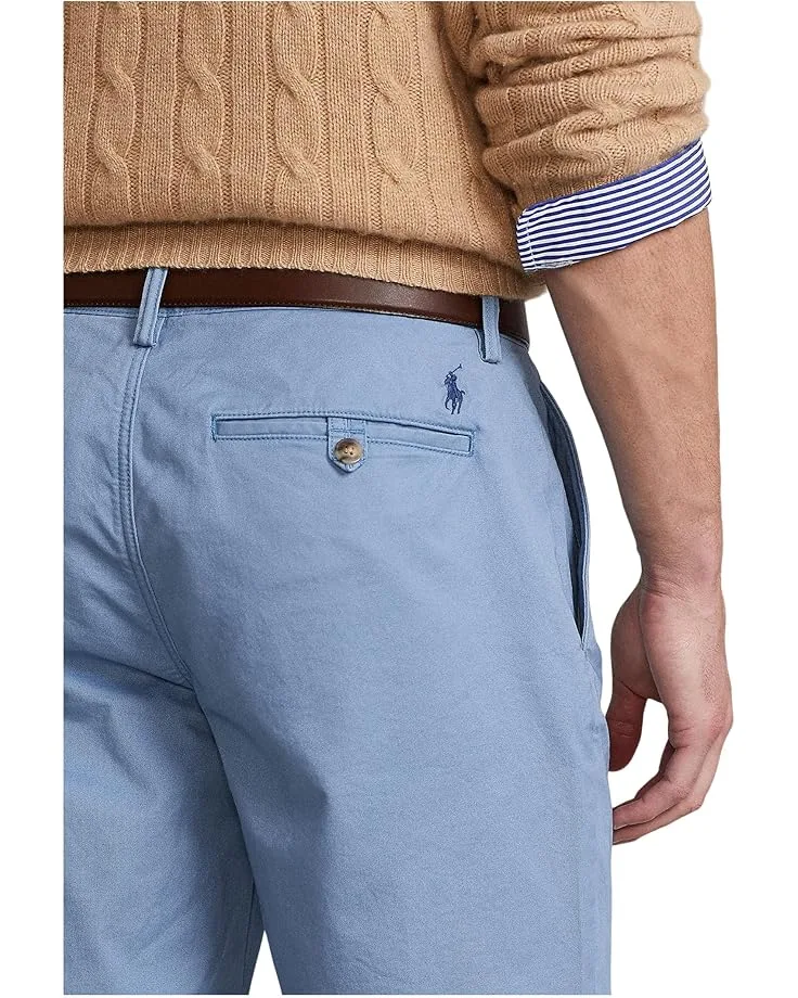 Шорты Polo Ralph Lauren Classic Fit Stretch Chino Short, Channel Blue — фото 3