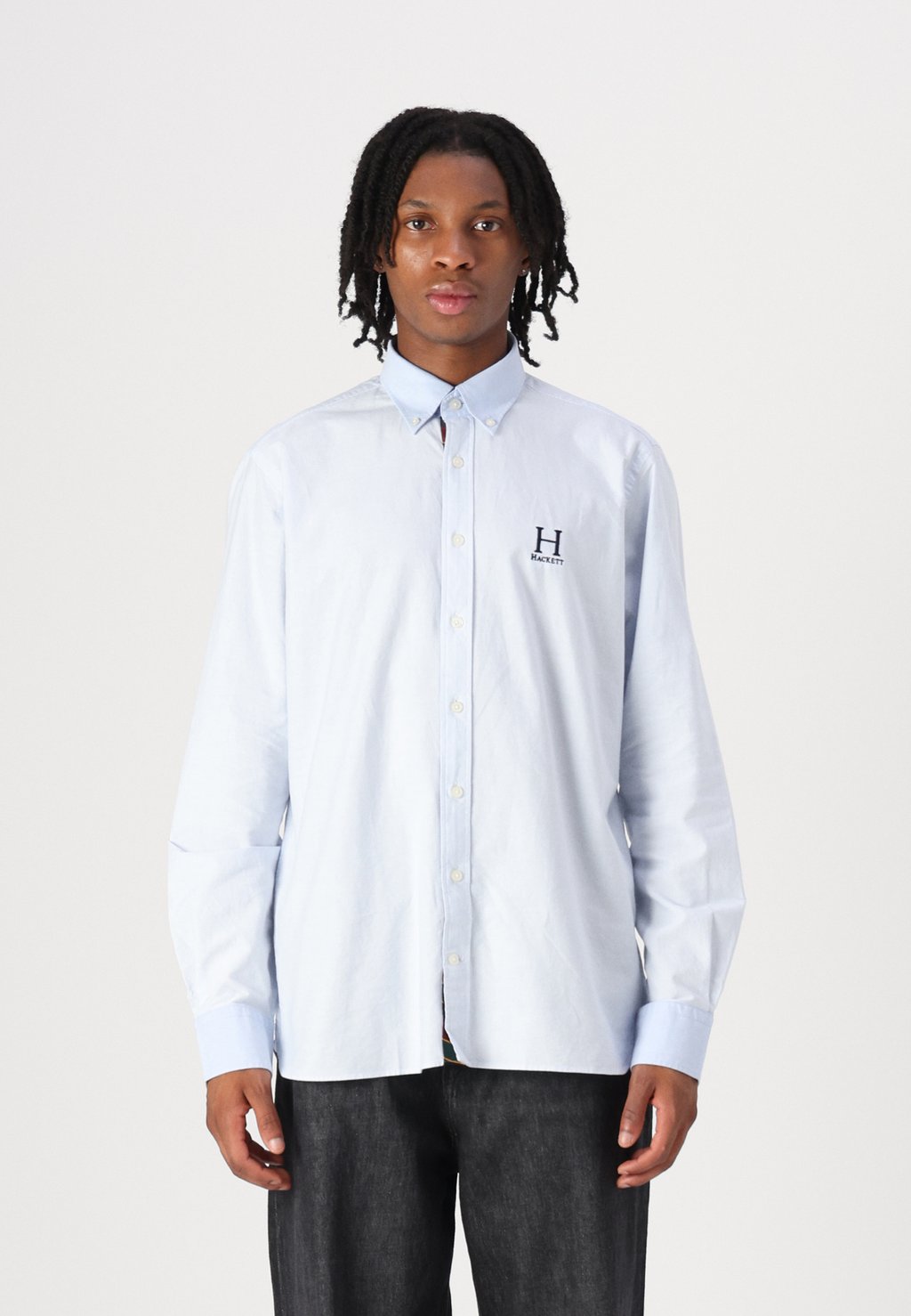 

Официальная рубашка HERITAGE STRIPE Hackett London, светло-голубой