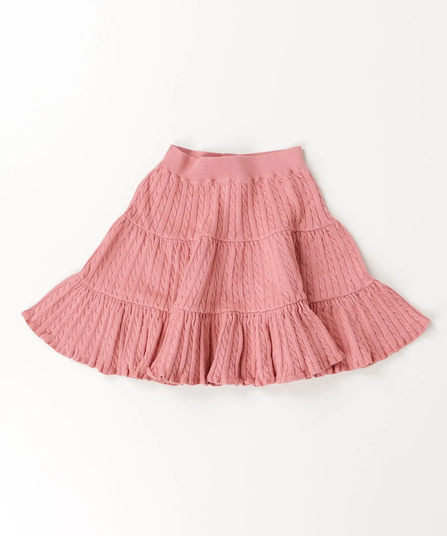 Детская юбка Polo Ralph Lauren Mini Cable Tiered Cotton Skirt — фото 4