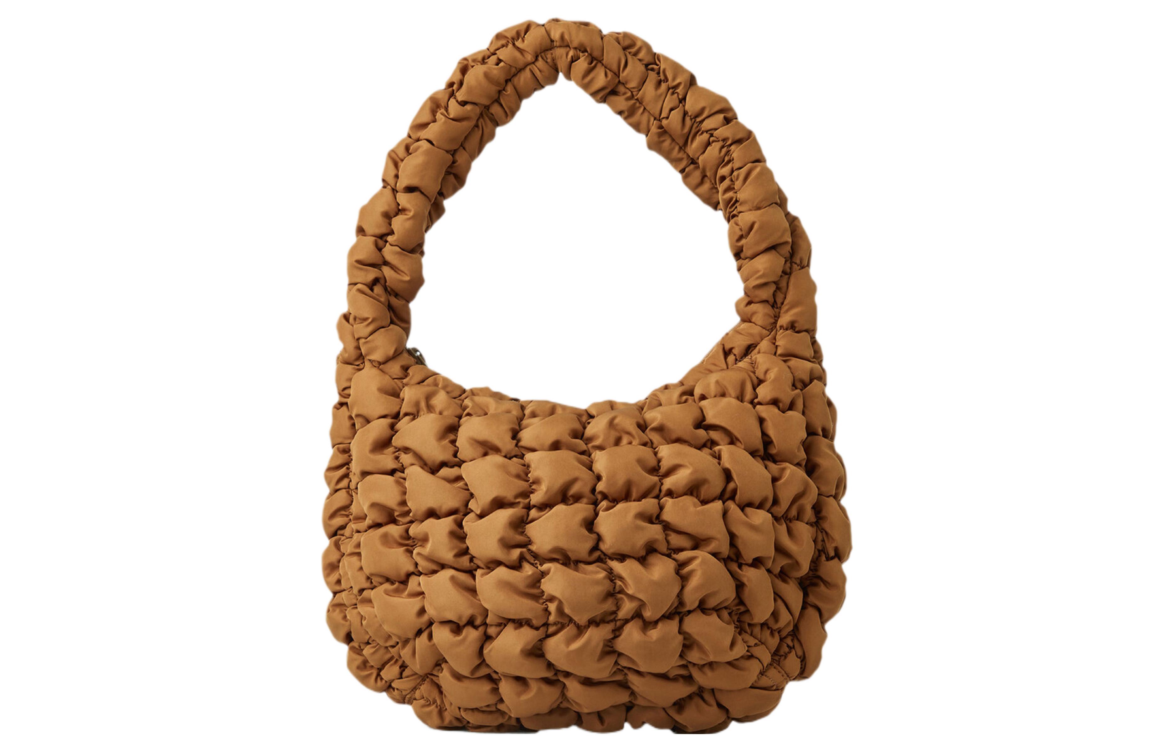 

COS Полиэстер облачная сумка, женская мини-сумка через плечо, коричневая