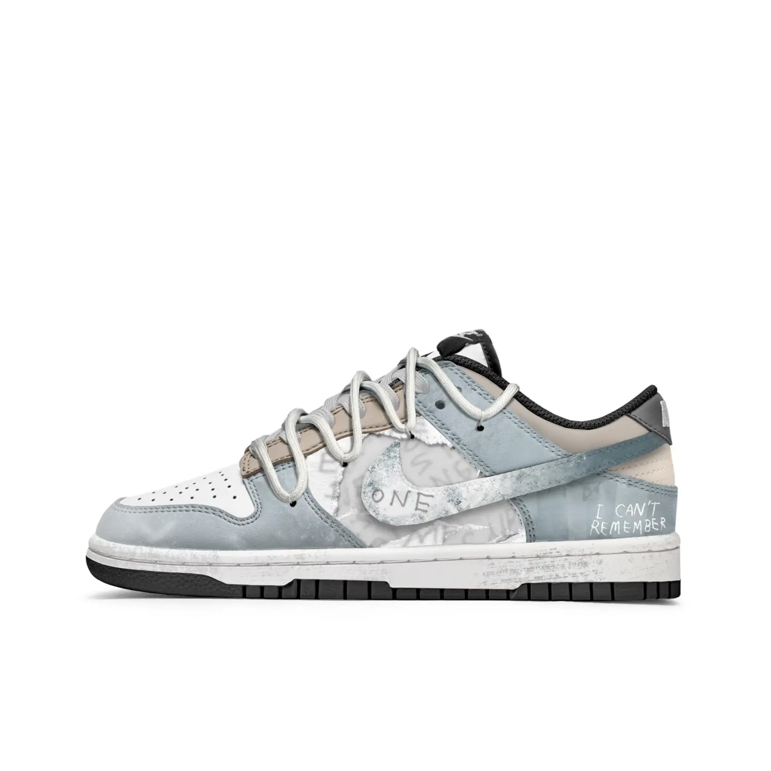 

Обувь для скейтбординга Dunk Kids для начальной школы Nike, синий/белый