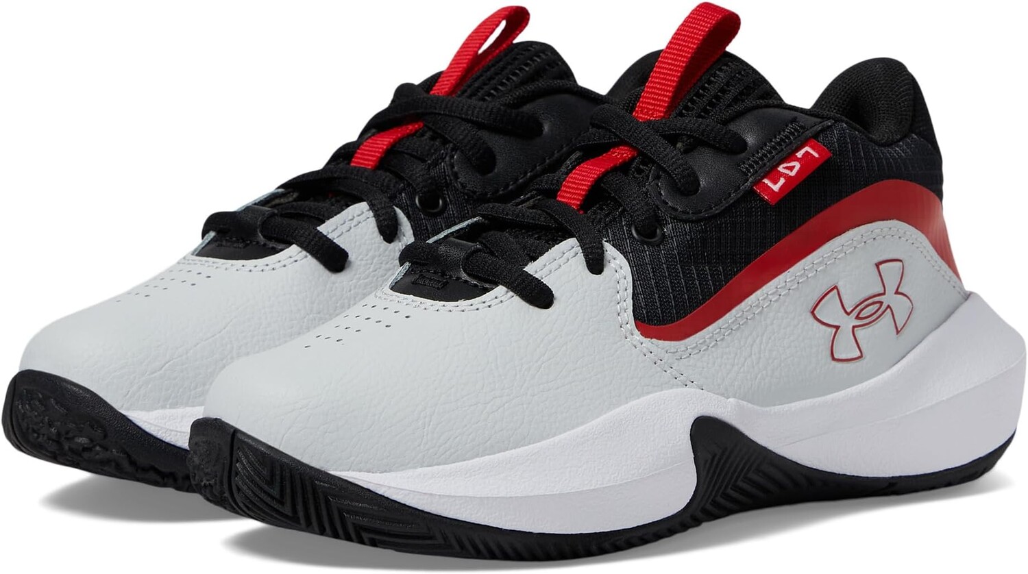 

Кроссовки Under Armour Kids Pre School Lockdown 7, цвет Distant Gray/Castlerock/Red