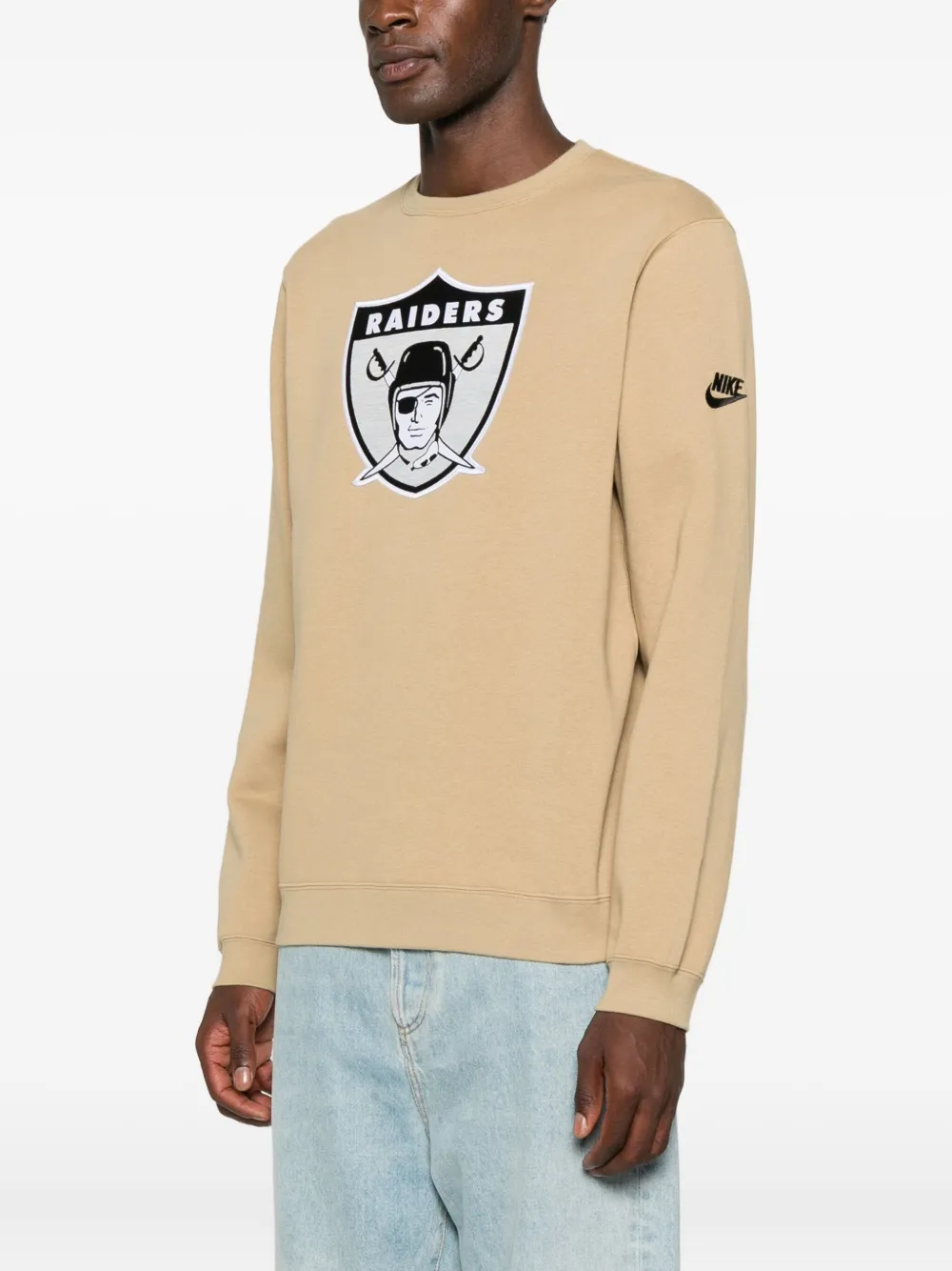 Свитшот Club Swing Pass Rewind в сотрудничестве с NFL Las Vegas Raiders Nike, нейтральный — фото 3