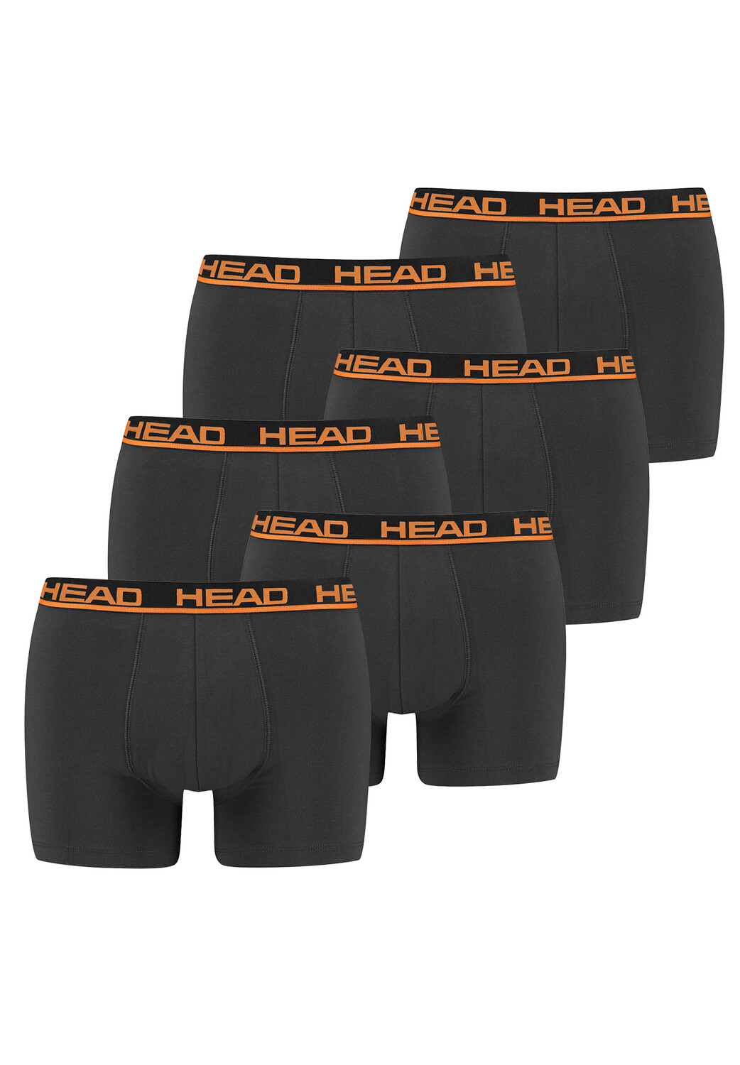 

Боксеры HEAD Boxershorts Head Basic Boxer 6P, цвет 862 - dark shadow