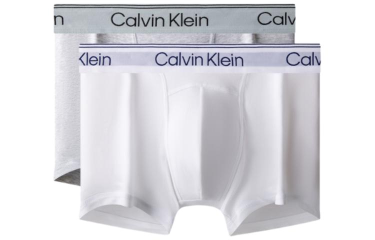 

CALVIN KLEIN Мужские Боксеры Moving The Gravitational Band 2 шт, 2 шт (Мраморный серый+Лунный белый)