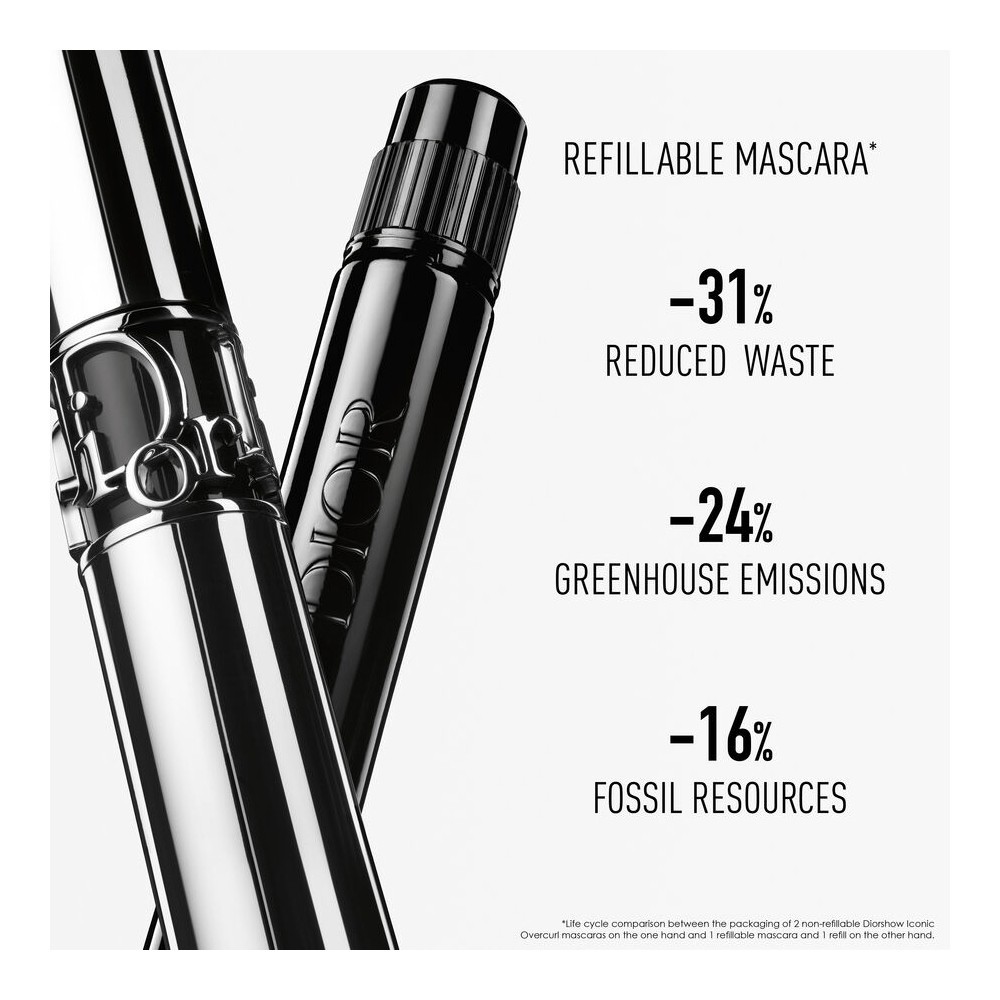 Тушь для ресниц Show iconic overcurl volume mascara Dior, nr. 090 noir / black, 6 гр — фото 3