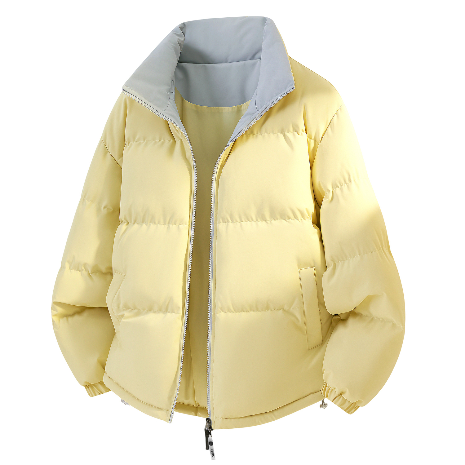 

Пуховик Unisex Hooded Thickened Jeep, светло-желтый & светло-синий