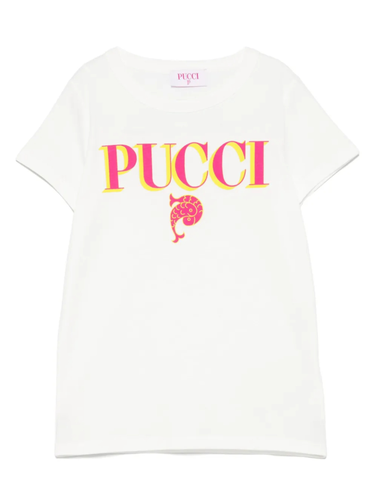 

Футболка с логотипом PUCCI Junior, белый