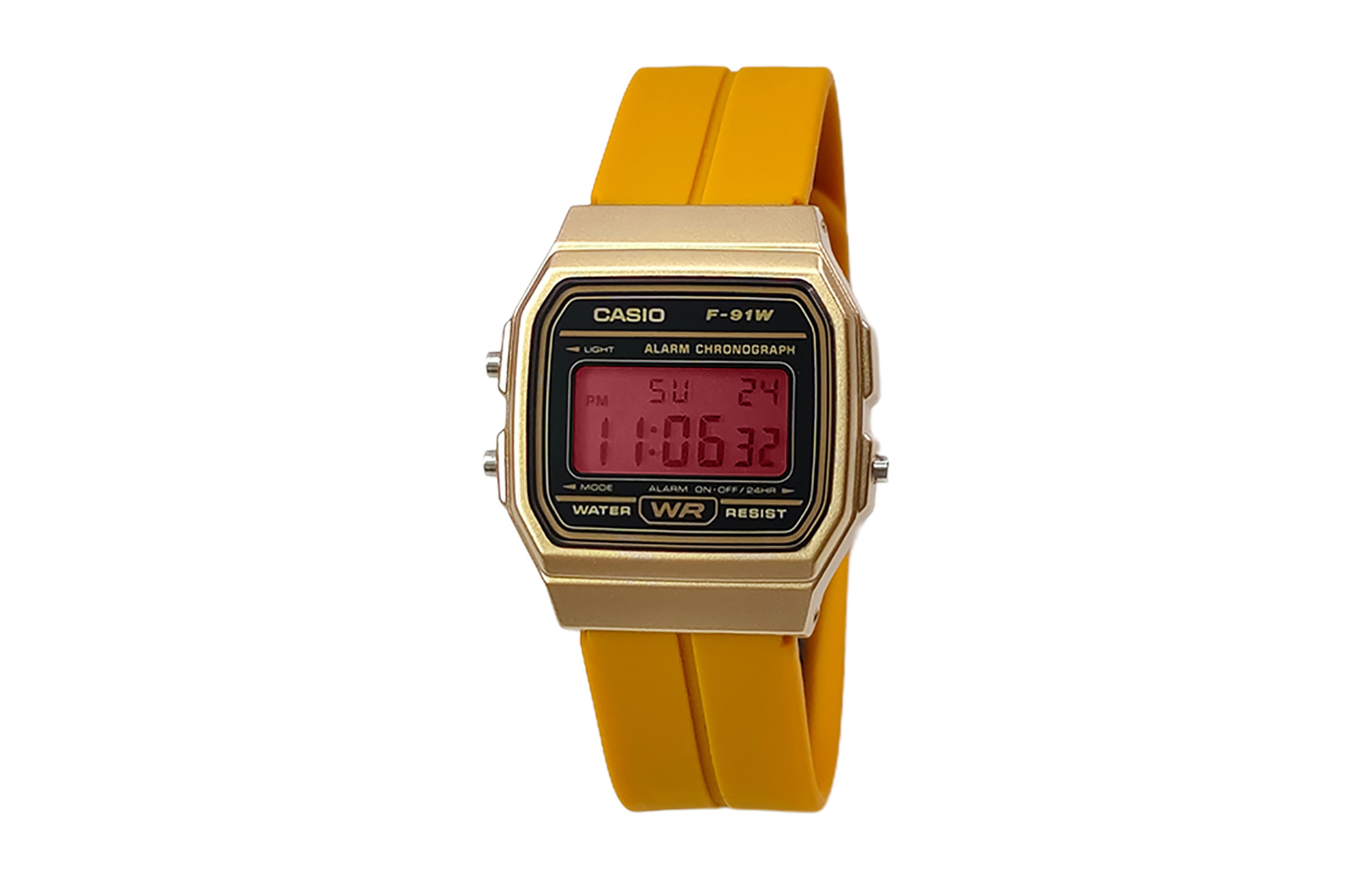 

CASIO Кварцевые часы Retrofit Series с силиконовым ремешком, мужские часы с черным циферблатом