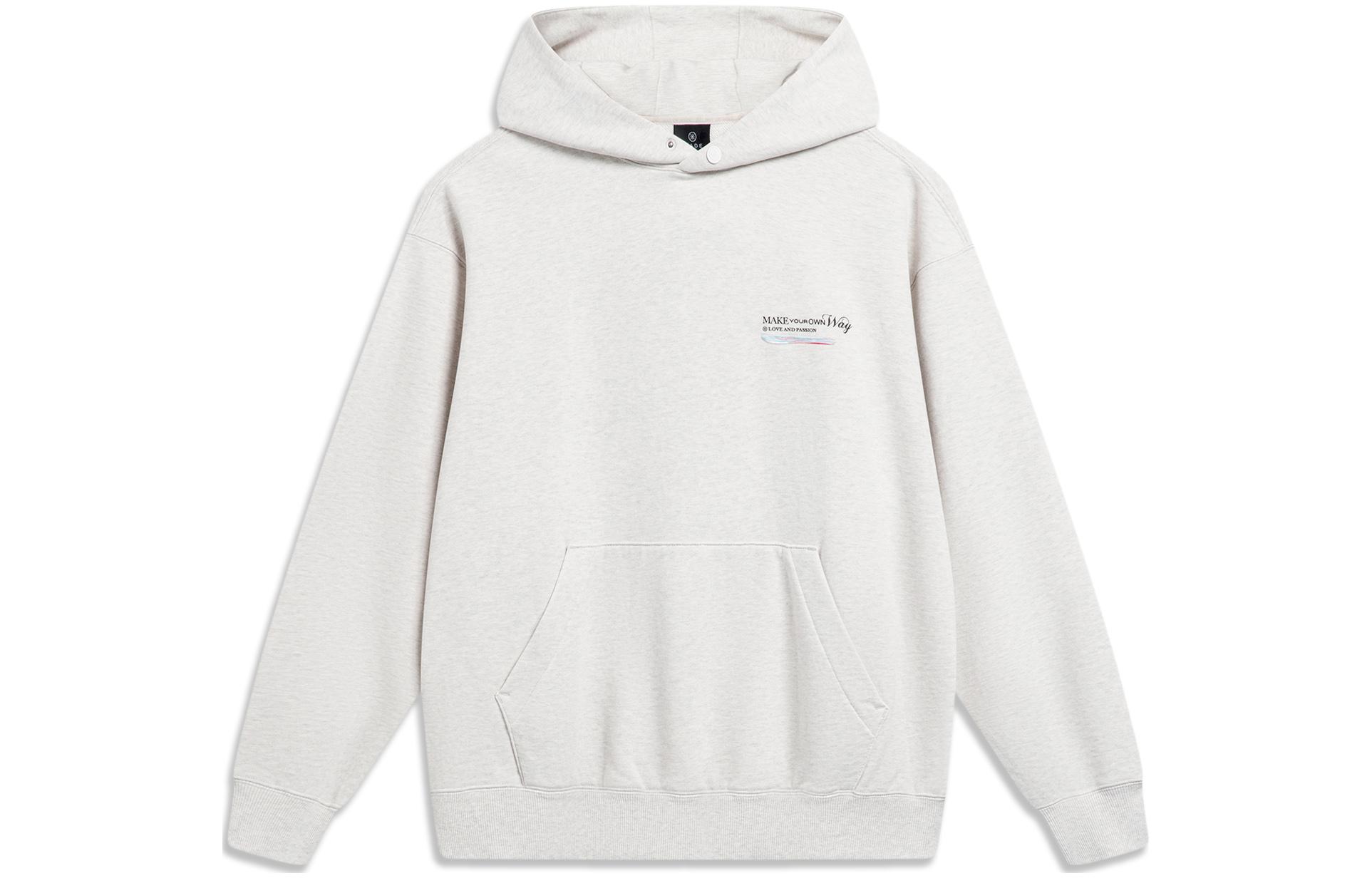 

Толстовка LiNing Wade Collection мужская вересково-серый плиточный серый