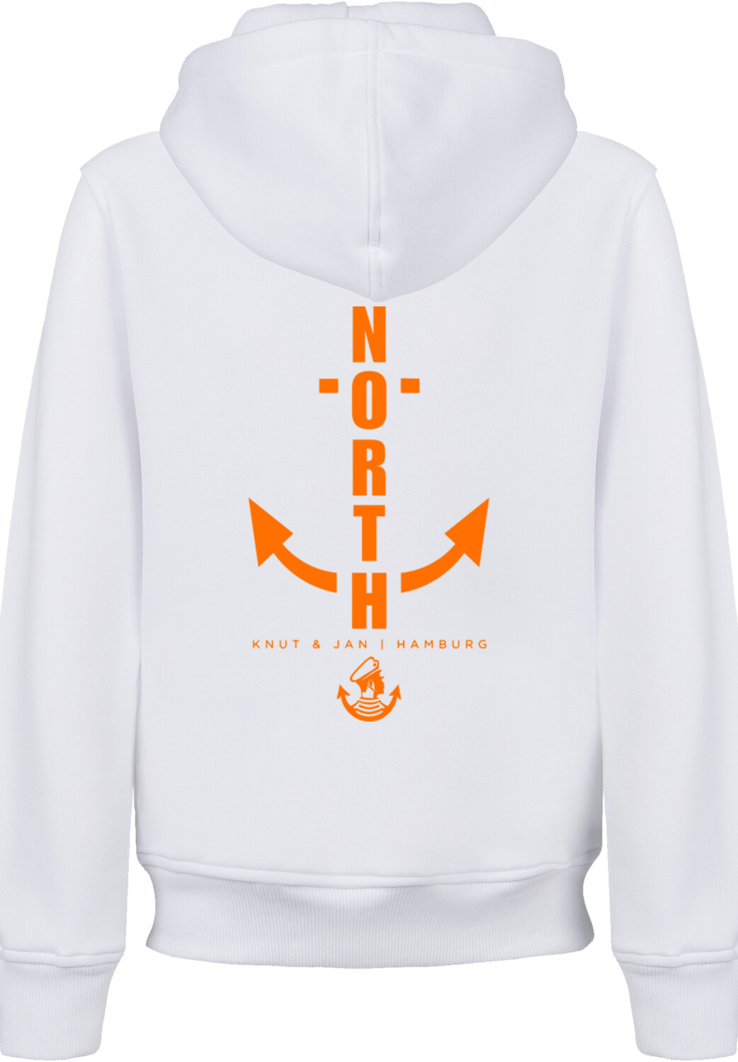 

Пуловер F4NT4STIC Hoodie North Anker Knut & Jan Hamburg, белый