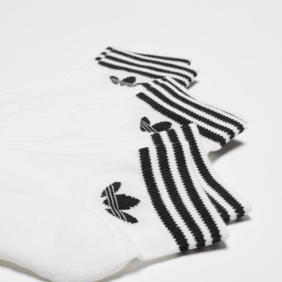 Носки adicolor с трилистником (3 шт.) adidas Originals, цвет white/black — фото 2