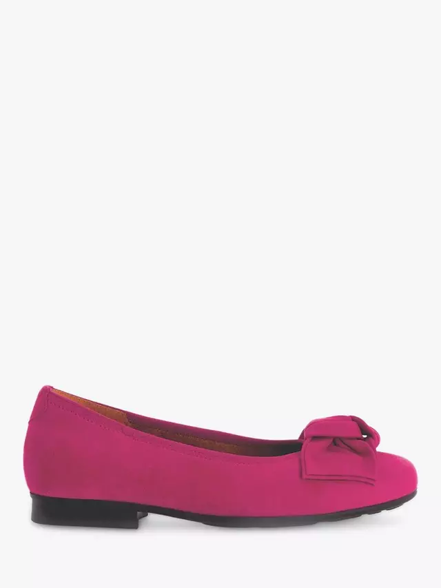 

Балетки Gabor Picnic Wide Fit Suede, розовый