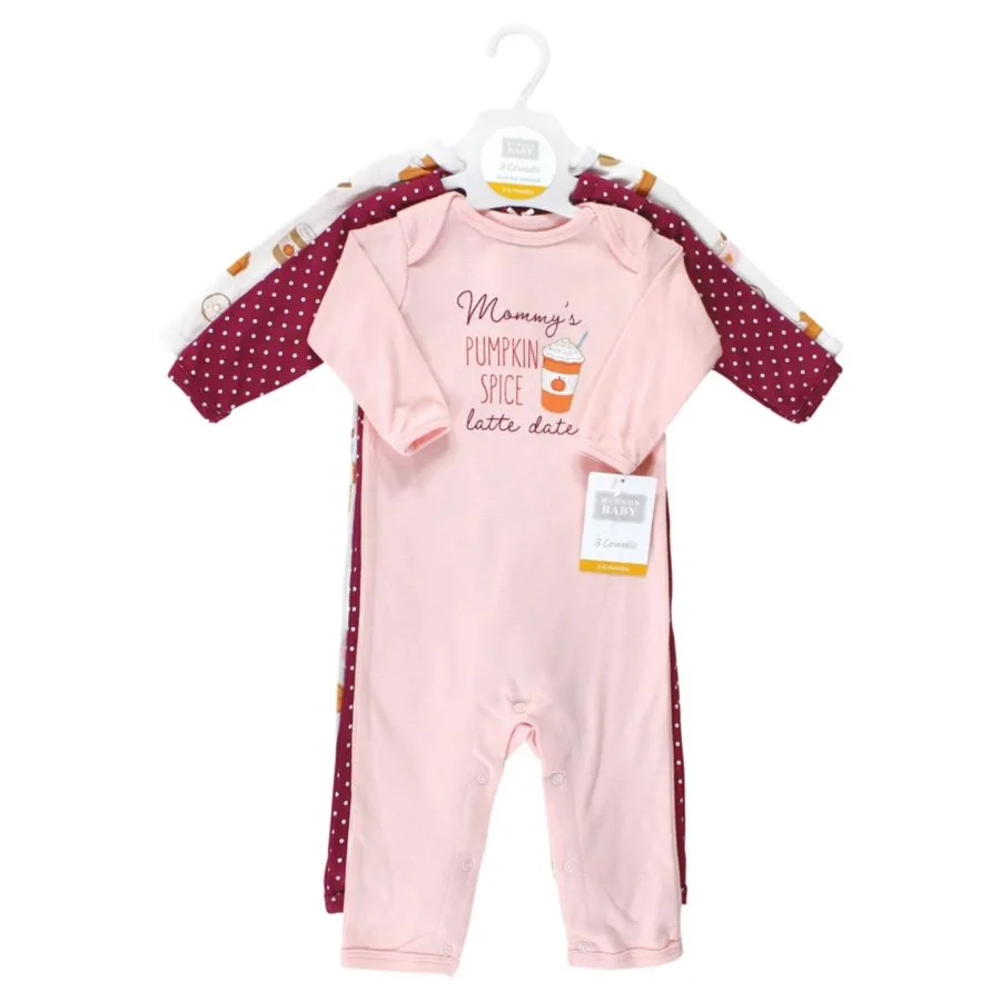 Мягкий хлопковый комбинезон для девочек Hudson Baby, Pumpkin Spice Date — фото 2