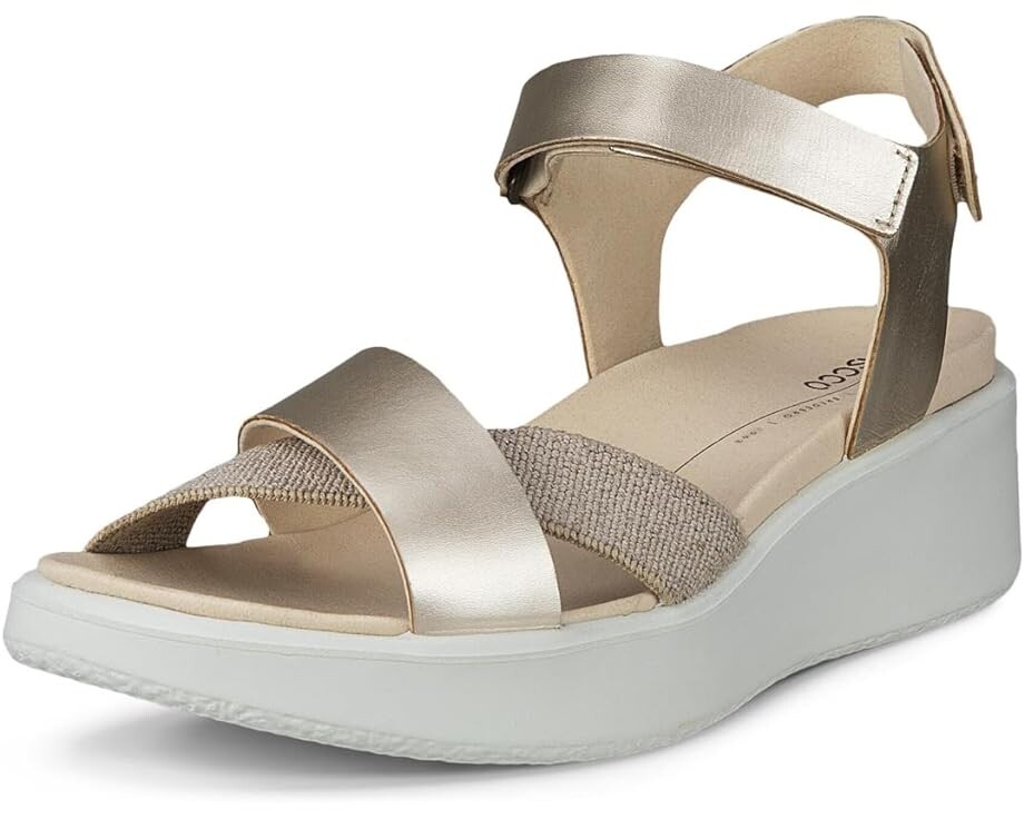 Сандалии ECCO Flowt Wedge Luxury Crossband, белый