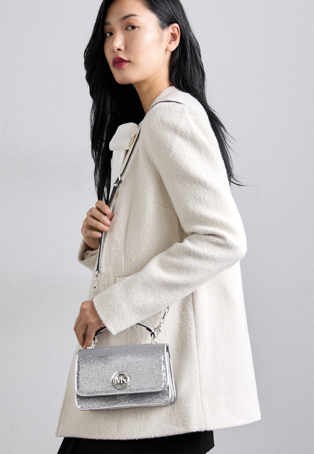 

Сумка DELANCEY XBODY MICHAEL Michael Kors, серебристый