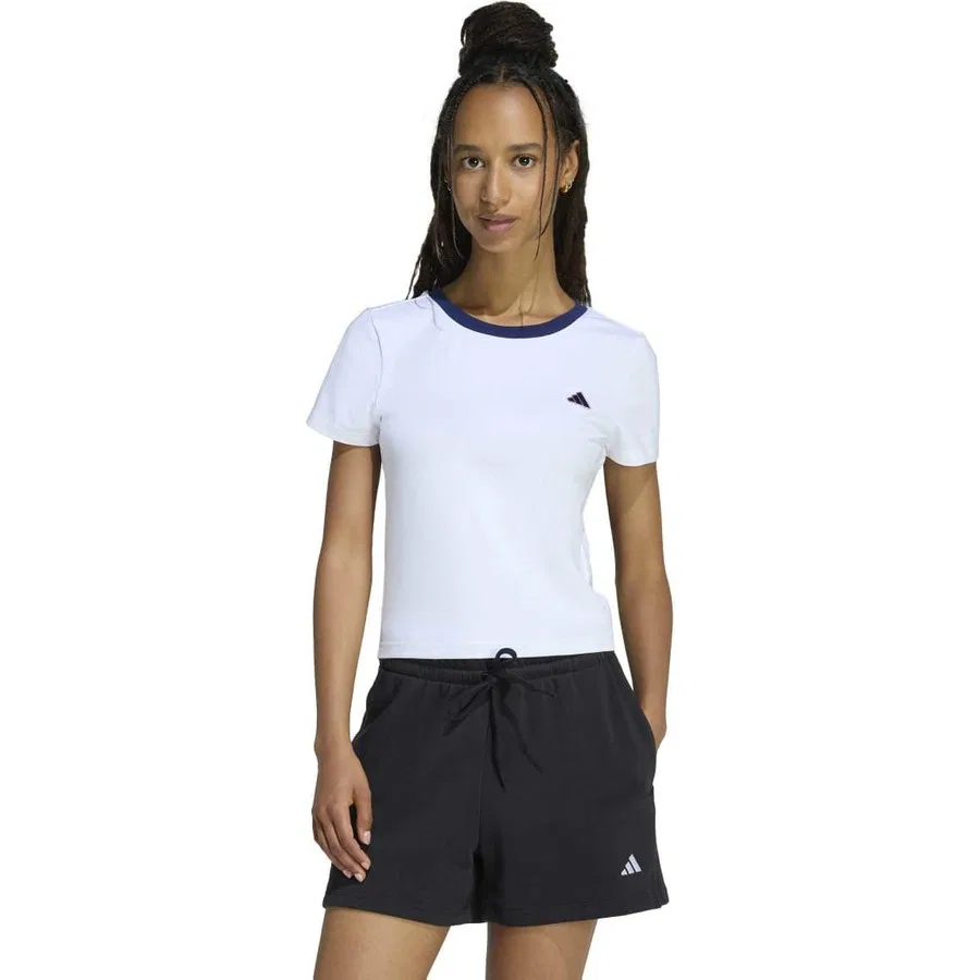 Футболка с круглым вырезом Col Icon Baby adidas, Белый