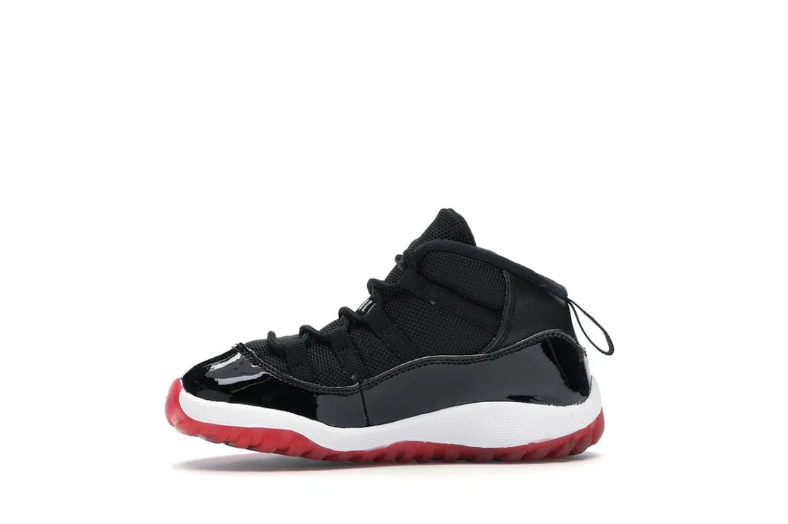 Детские кроссовки Lifestyle Jordan 11 Retro, Black/White-Varsity Red — фото 3