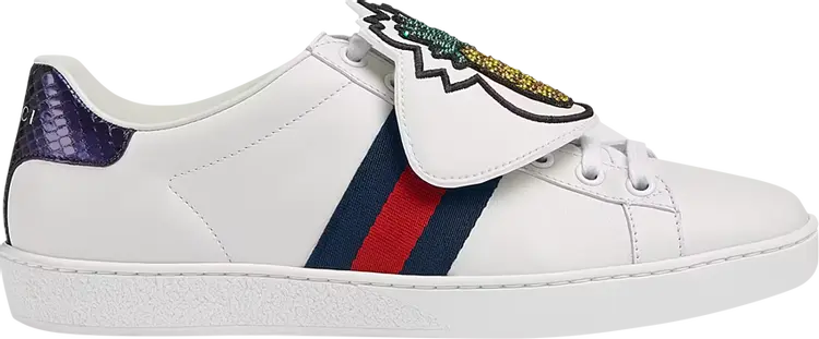 Кроссовки Gucci Wmns Ace Pineapple, белый