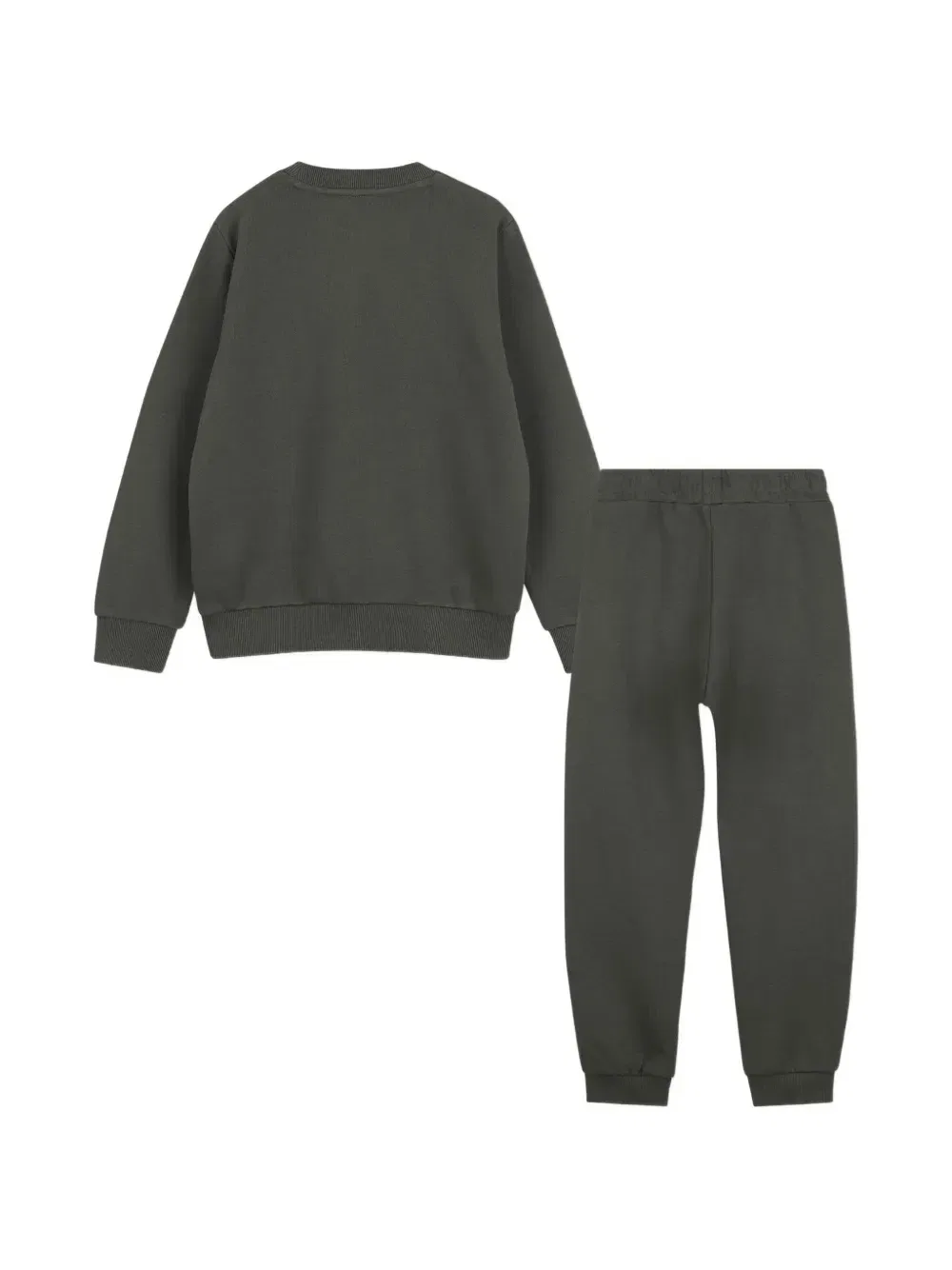 Спортивный костюм с вышитым логотипом Kenzo Kids, серый — фото 2