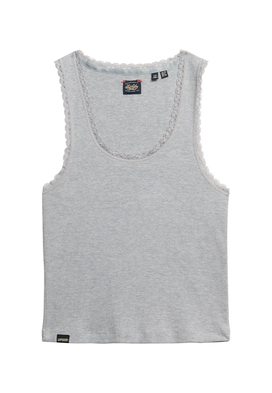 

Топ Superdry, пятнистый серый
