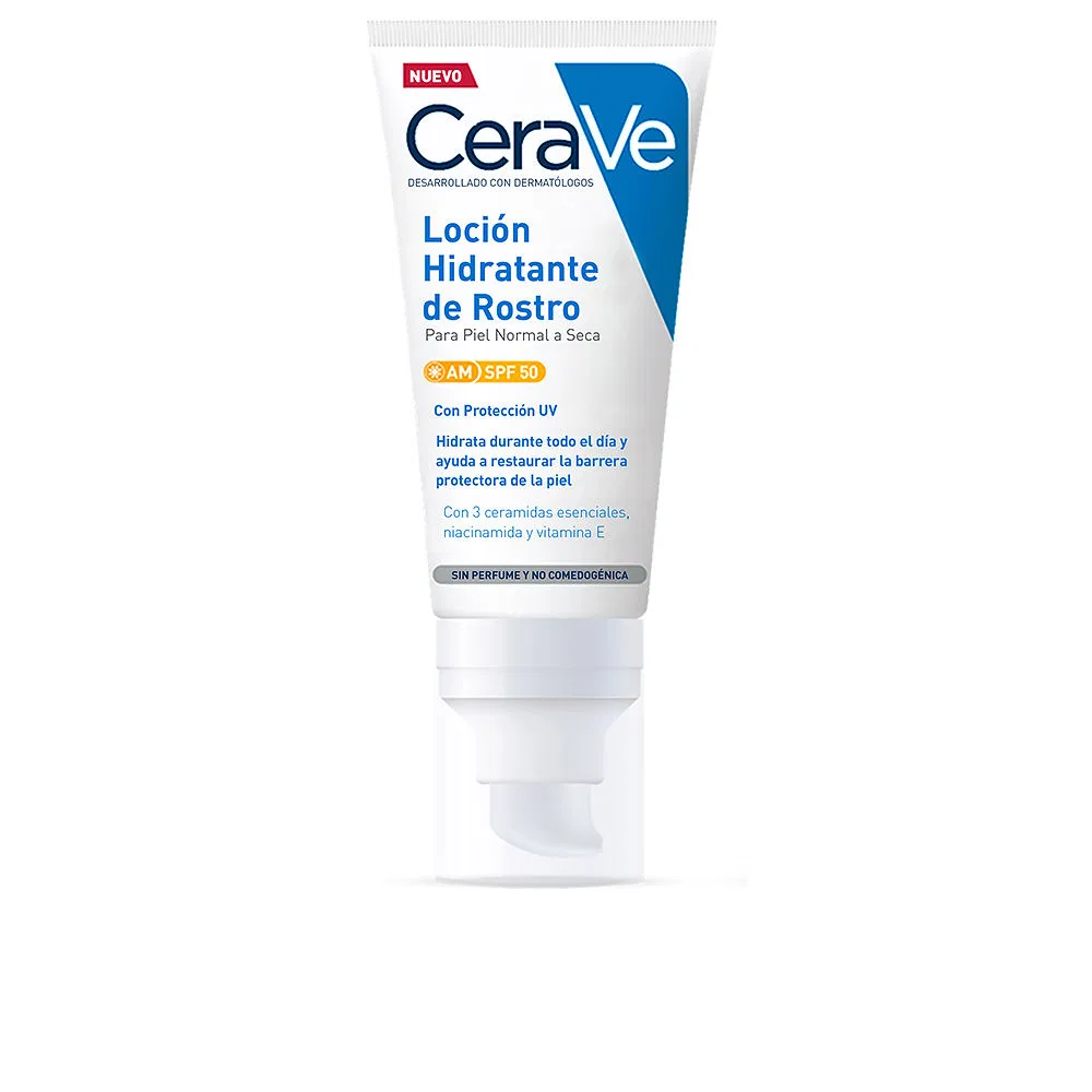 Увлажняющий лосьон для лица SPF50 Cerave, 52 мл