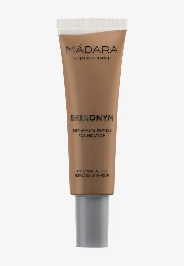 Тональный крем полуматовый с пептидами Skinonym semi-matte peptide foundation MáDara, Fudge, 30 мл, цвет #80 fudge