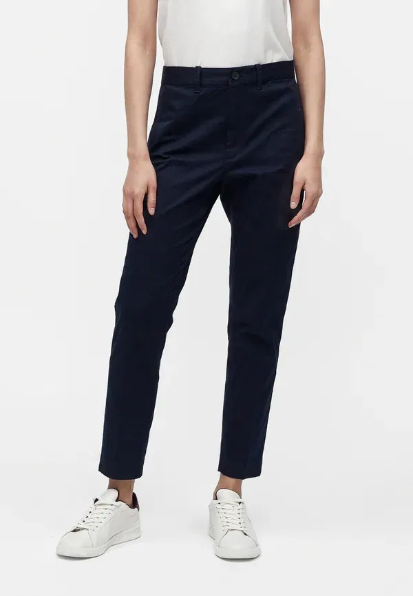 Брюки из хлопка с эластаном Polo Ralph Lauren, темно-синий
