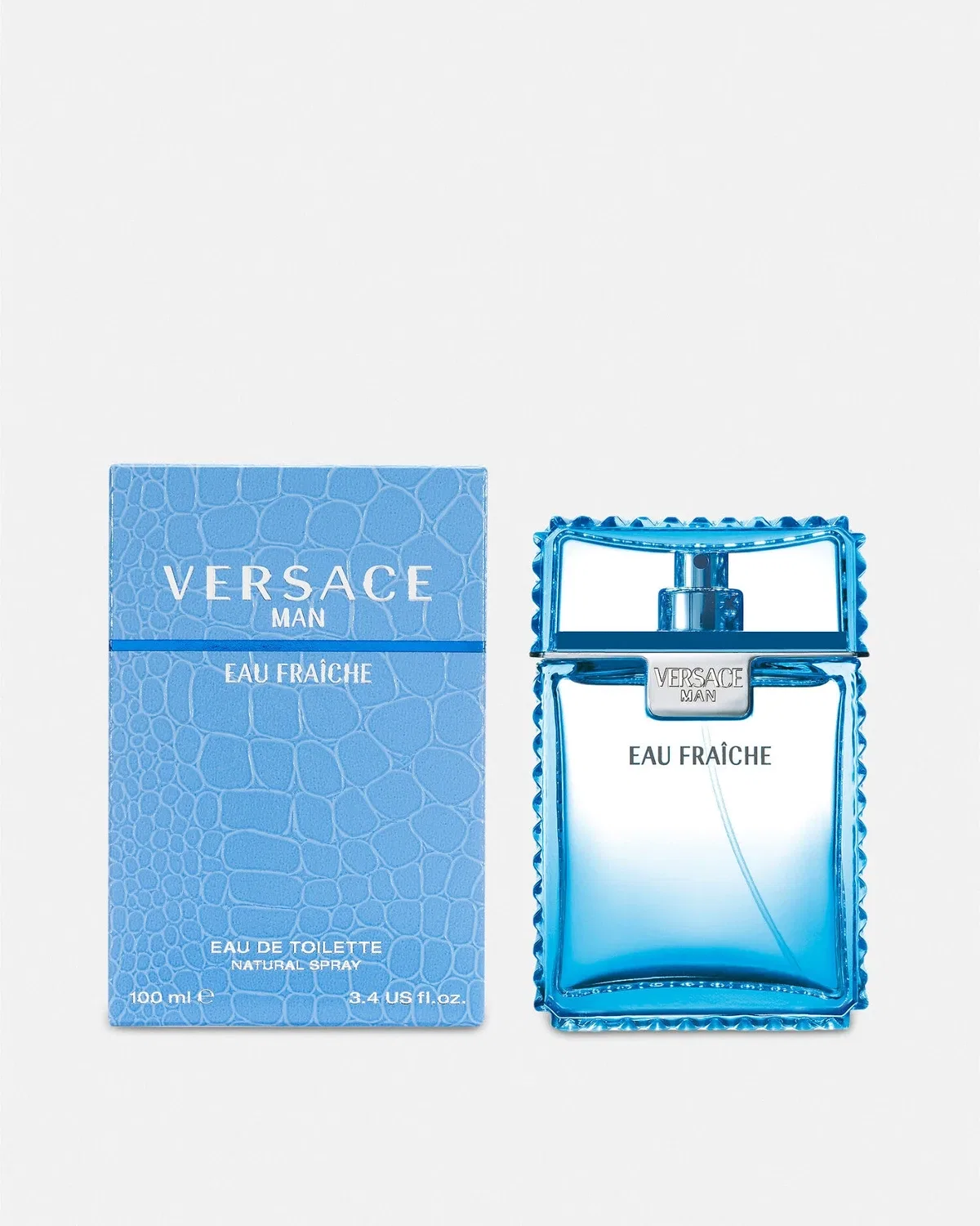 Туалетная вода Eau Fraîche 100 мл Versace, синий — фото 2