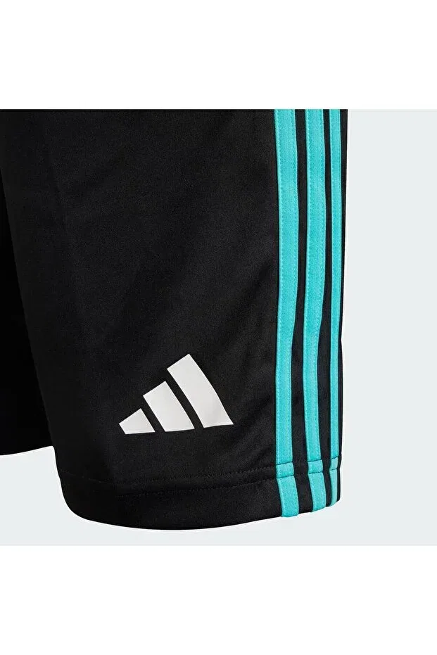 Детские шорты для девочек с принтом Mercedes AMG Petronas Kids Shorts Adidas, Black — фото 3