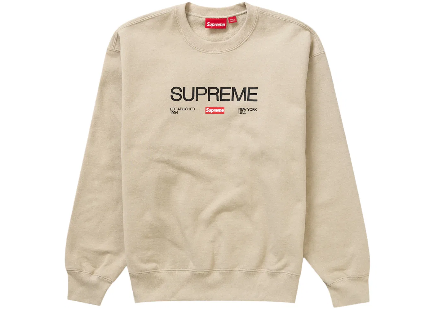 Мужской свитшот с круглым вырезом Supreme, Clay