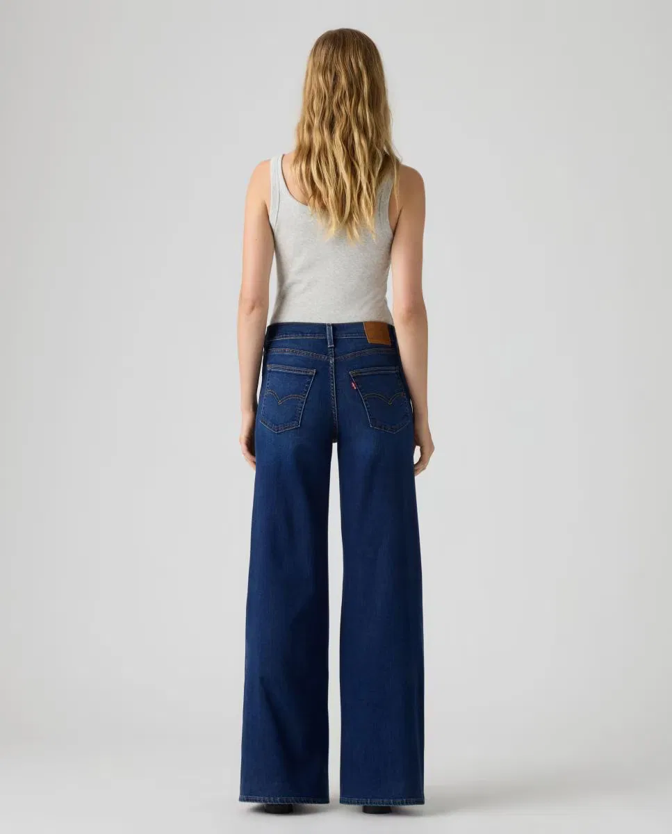 Женское прямые джинсы, Vaquero Recto 728 High Rise Wide Leg, Levi's, Azul índigo — фото 2
