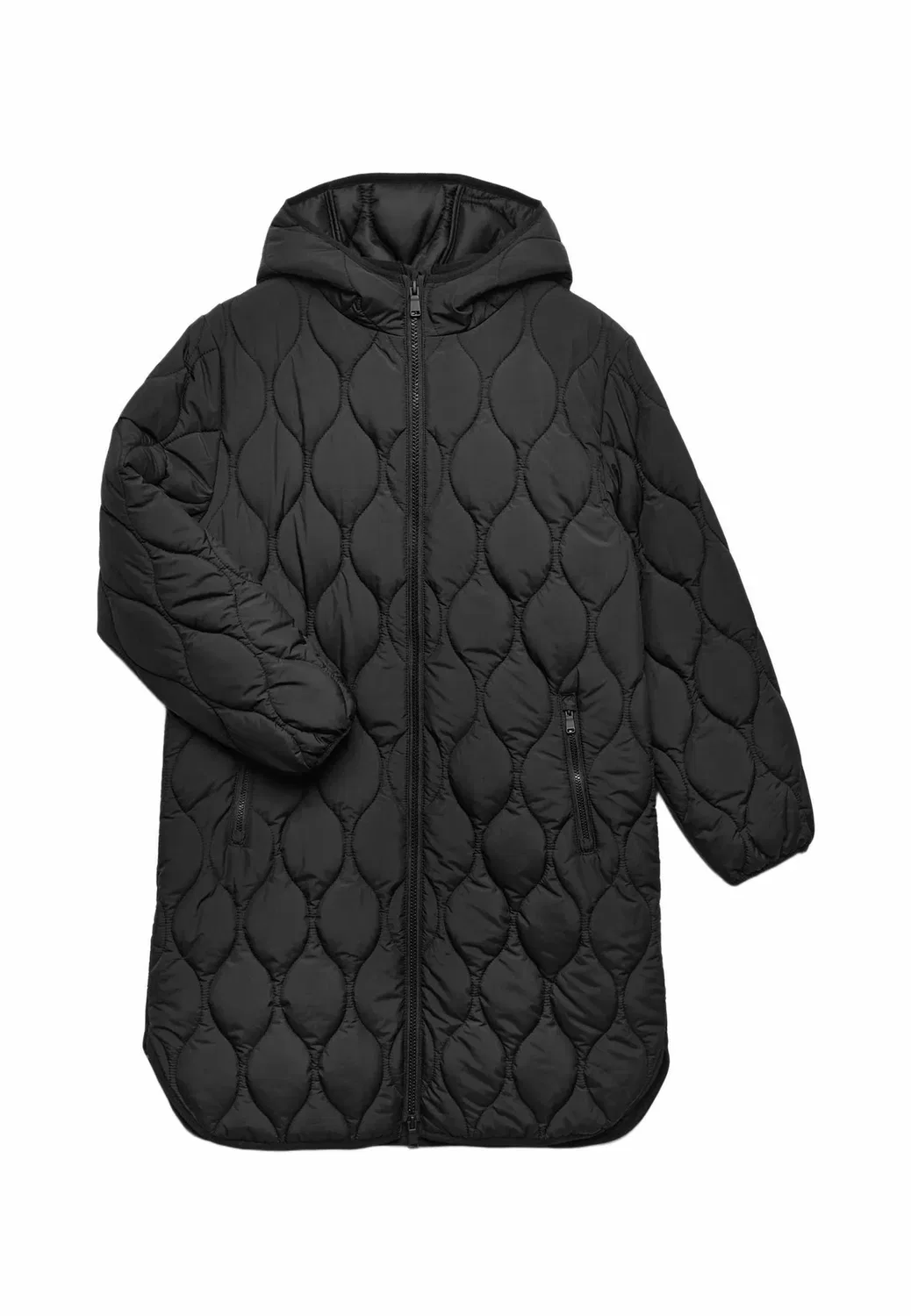 Легкая удлиненная куртка (6-16 лет). Унисекс - зимнее пальто Marks & Spencer, Black