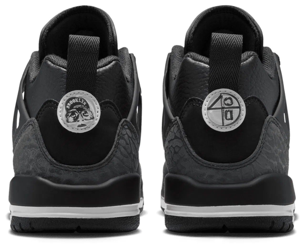 Кроссовки для мальчиков Spizike Low Jordan, цвет Anthracite/Black/White — фото 3