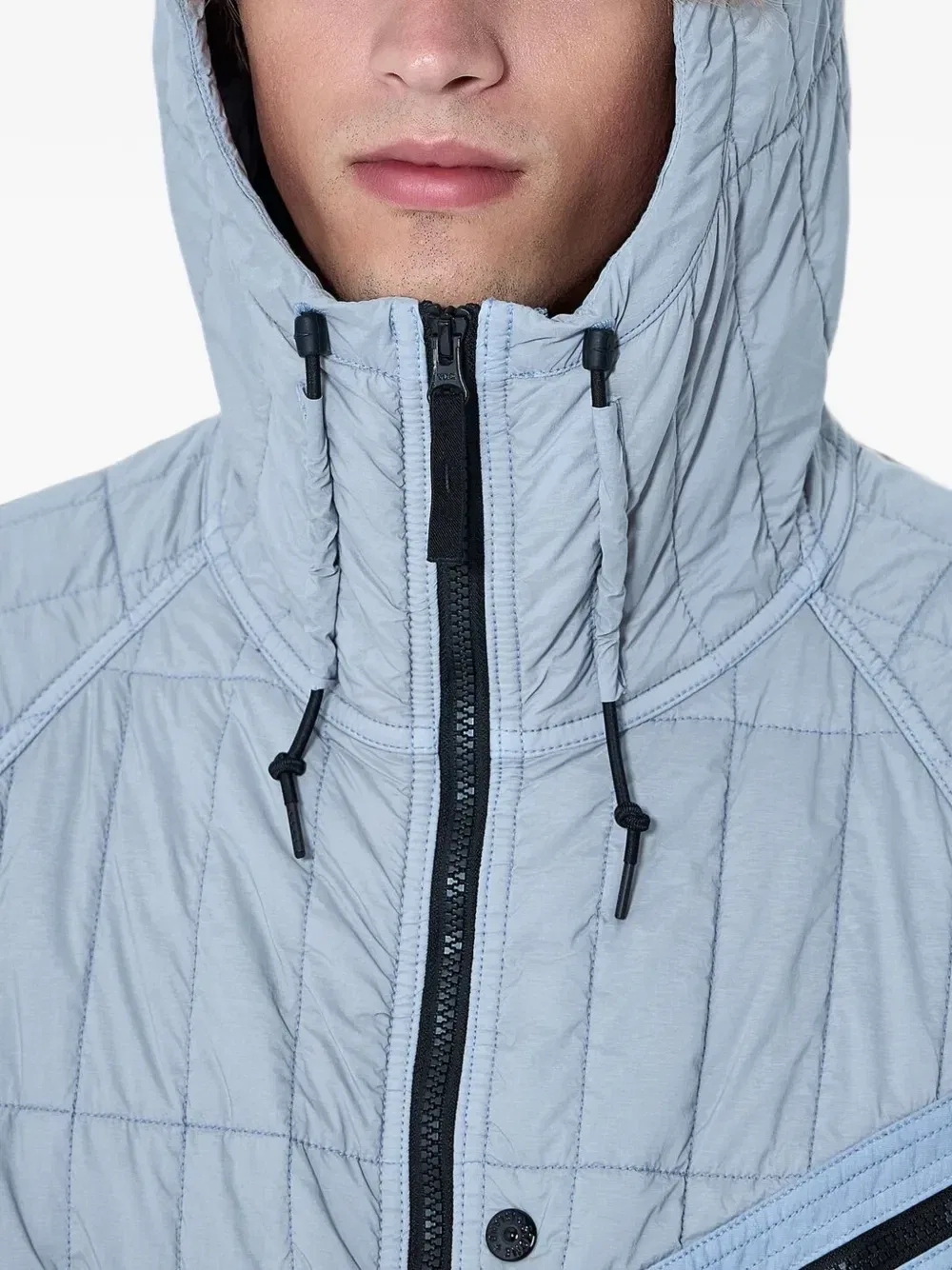 Куртка 4100015 из ультралегкого нейлона с простежкой TC Stone Island, серый — фото 4