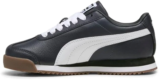 Детские кроссовки для мальчиков с шнуровкой Roma 24 PUMA, Black — фото 3