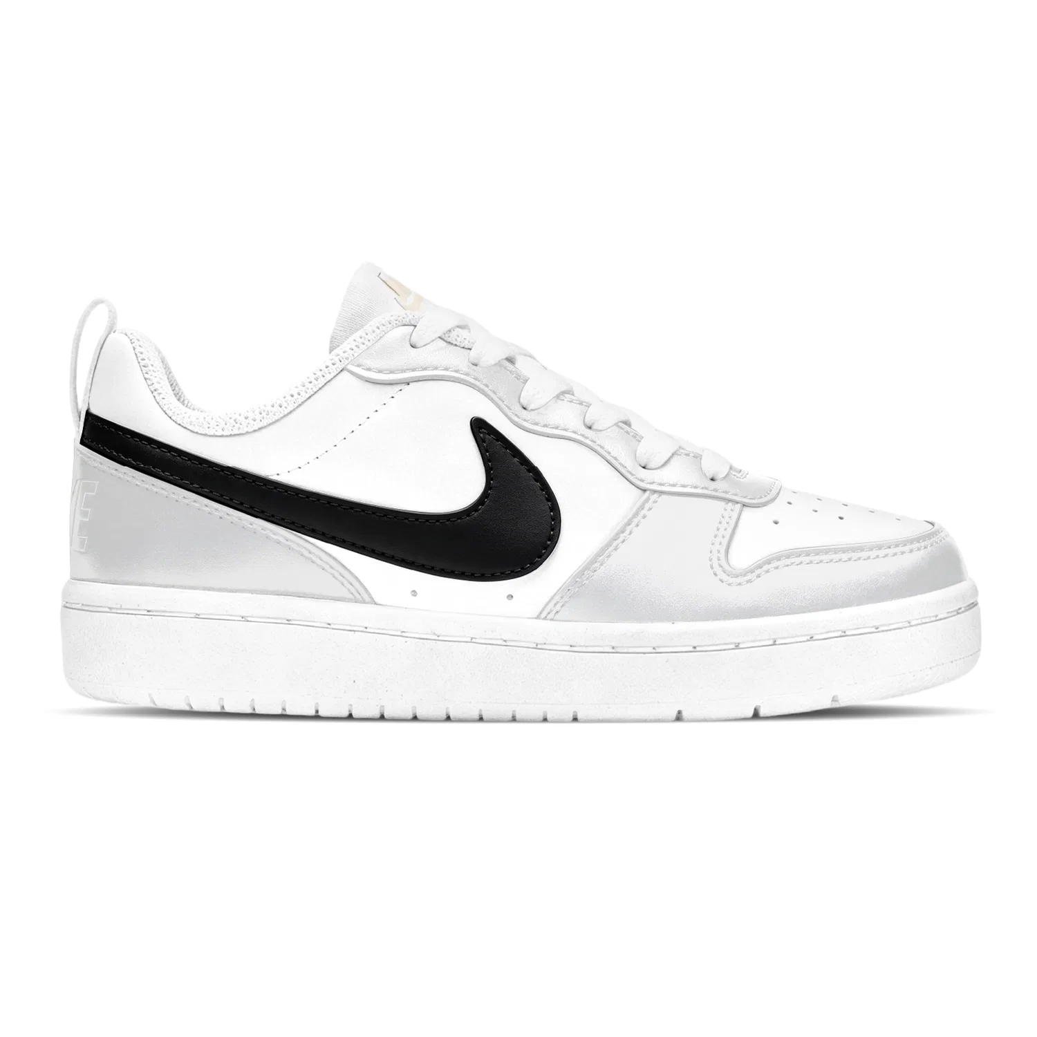 Кроссовки скейтбордные детские Unisex Low Top Silver/Black Nike, Silver — фото 4