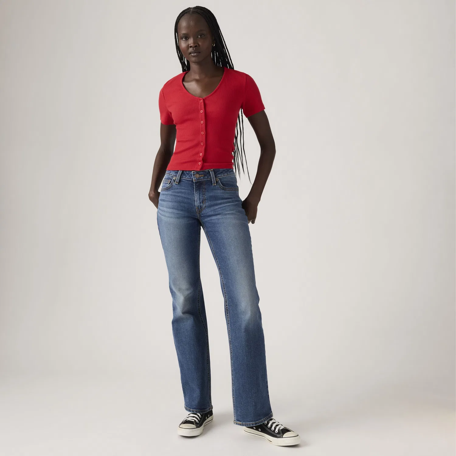 Женские джинсы Superlow Bootcut Levi's, Medium Wash